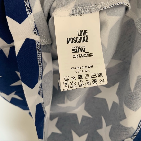 Love Moschino Love In The USA T-shirt